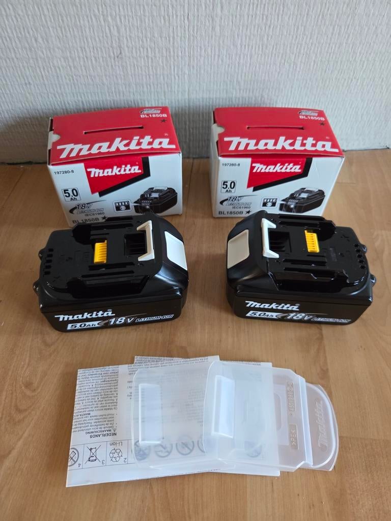 Makita accu,s. 18v 5ah. Nieuw in doos!, Ophalen of Verzenden, Nieuw