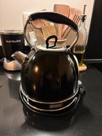 Bourgini retro waterkoker zwart, Witgoed en Apparatuur, Waterkokers, 1 tot 2 liter, Ophalen, Zo goed als nieuw