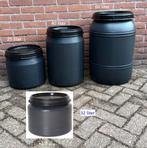 Nieuwe Voertonnen 25 - 32 - 40 - 60 liter met Schroefdeksel, Dieren en Toebehoren, Dierenvoeding, Ophalen