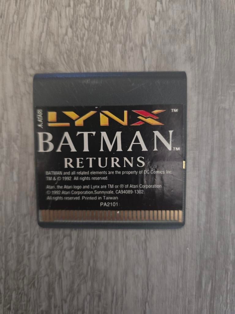 Atari Lynx Batman Returns game, Avontuur en Actie, 1 speler, Ophalen of Verzenden, Vanaf 7 jaar