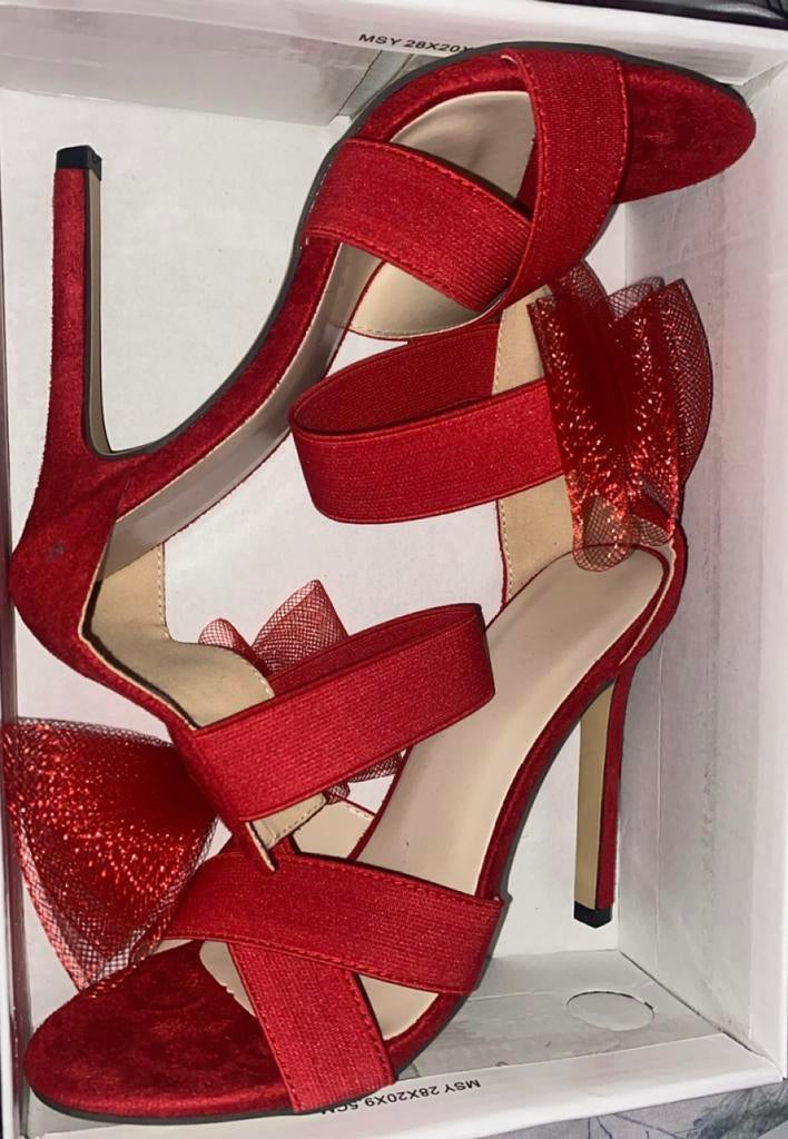 Dames hakken, Verzenden, Nieuw, Schoenen met hoge hakken, Rood