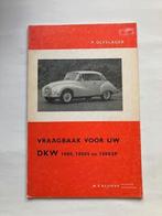 Vraagbaak   DKW / Auto Union   1000, 1000S, en  1000SP  1965, Ophalen of Verzenden