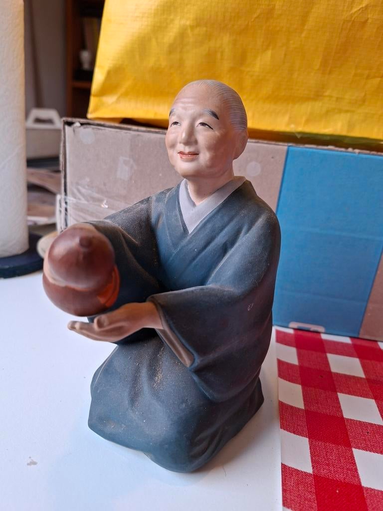 Hakata beeldje Japan, Verzamelen, Beelden en Beeldjes, Ophalen of Verzenden, Zo goed als nieuw, Mens