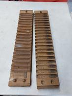 Antieke houten sigaren planken  (2 stuks), Antiek en Kunst, Ophalen of Verzenden