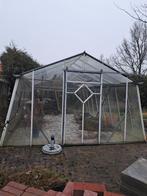 Ruime kas met lierramen - 5.70x3.45m, Ophalen, Glas, Gebruikt, Aluminium