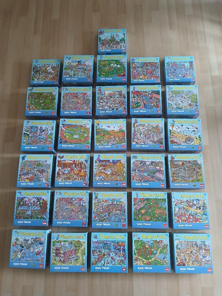 31x puzzel That's Life (ALS NIEUW), Hobby en Vrije tijd, Denksport en Puzzels, Ophalen, 500 t/m 1500 stukjes, Zo goed als nieuw