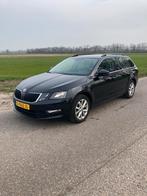 Skoda Octavia 1.0 TSI 115pk Dsg-7 2019 Zwart half leer Navi, Auto's, Skoda, Leder en Stof, Zwart, Origineel Nederlands, Stationwagon