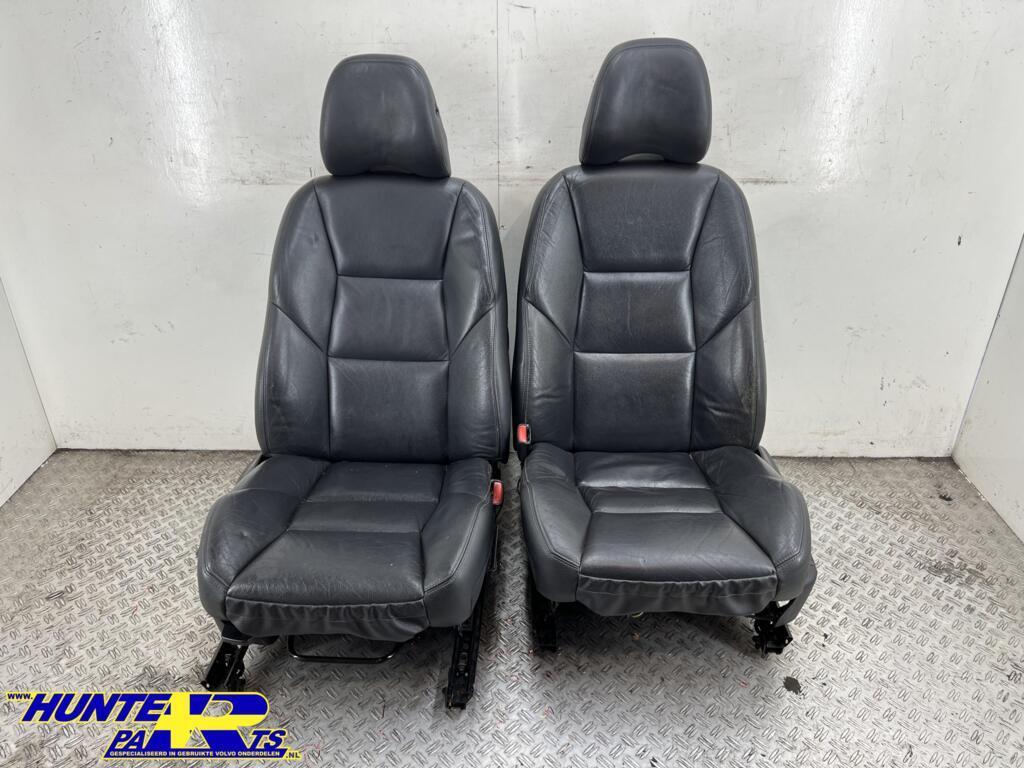 Bekledingset zwart leder Volvo V70 II ('05-'08), Auto-onderdelen, Interieur en Bekleding, Gebruikt, Ophalen of Verzenden, Volvo