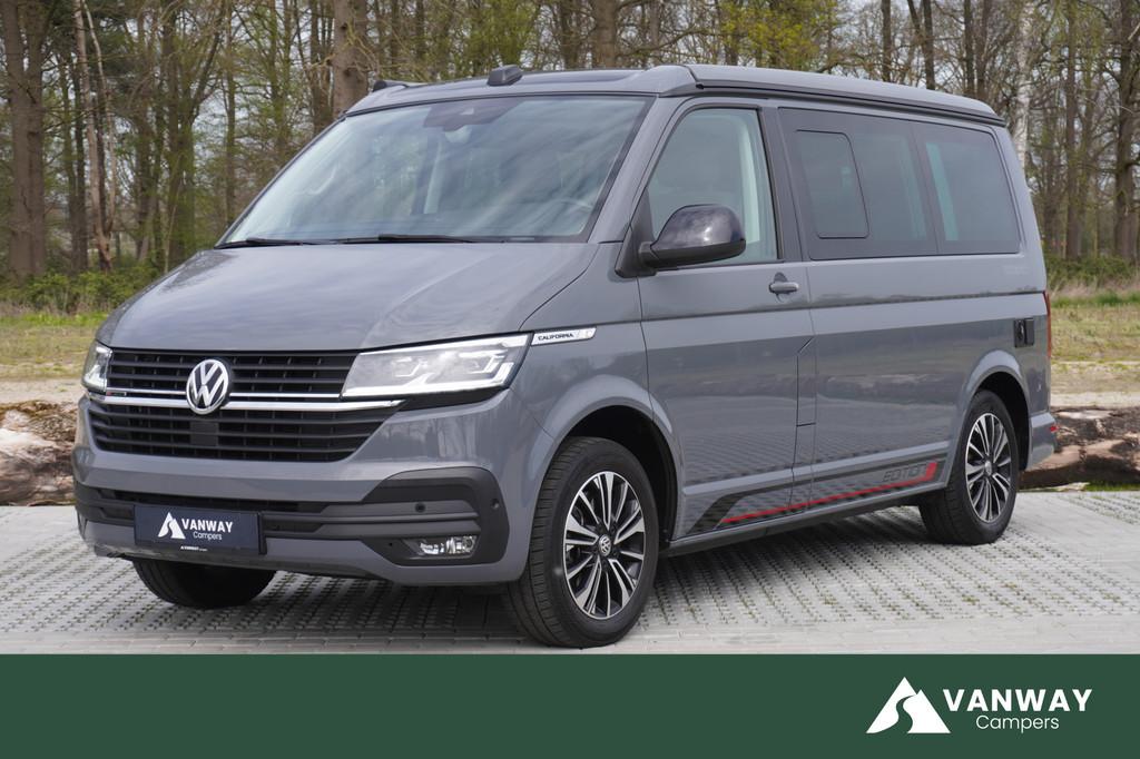 Volkswagen California Ocean Edition T6.1 204pk Automaat 4-mo, Caravans en Kamperen, Automaat, Volkswagen, Diesel, Achteruitrijcamera