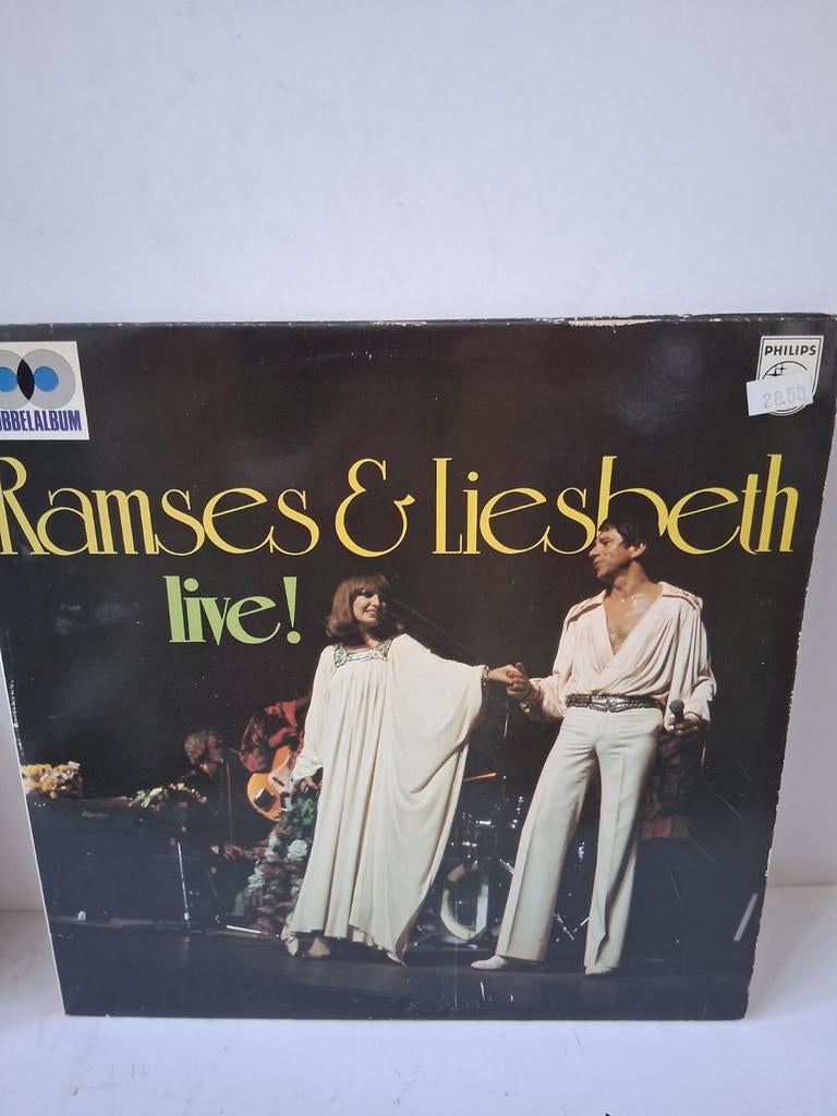 Ramses & Liesbeth Live! Dubbelalbum LP, Cd's en Dvd's, Vinyl | Pop, Gebruikt, Ophalen of Verzenden, 12 inch, Dubbel-LP