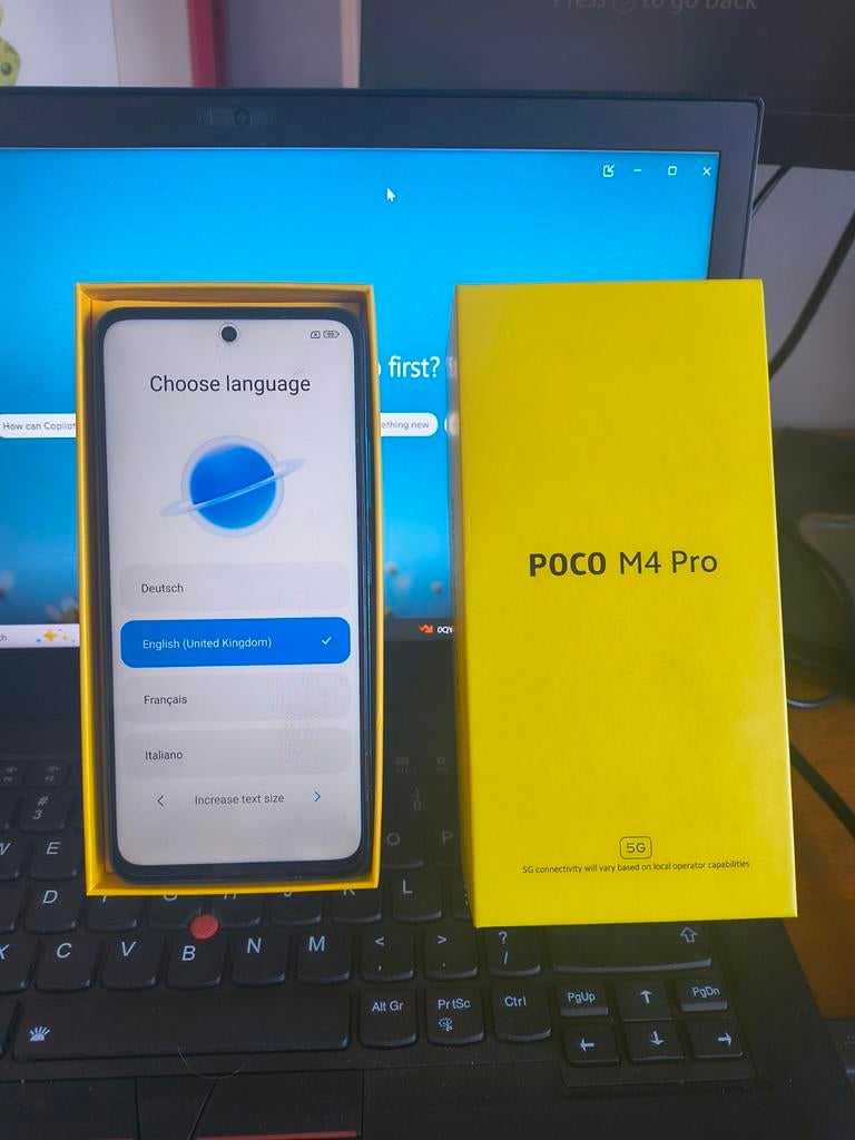 Poco M4 Pro 5G - Zo goed als nieuw, met doos Cool Blue, Overige modellen, Ophalen of Verzenden, Zo goed als nieuw, Zonder simlock