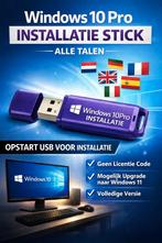 Windows 10 Pro Installatie USB Stick – Alle talen, Computers en Software, Besturingssoftware, Ophalen of Verzenden, Nieuw, Windows