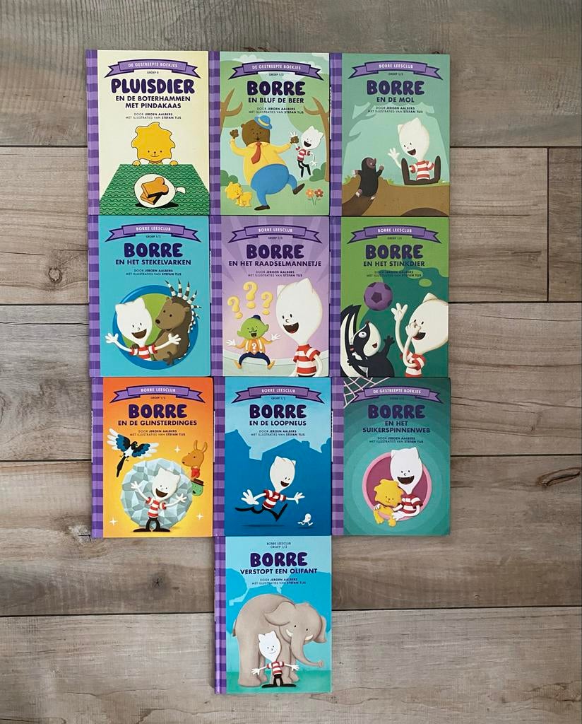 Borre Leesclub Boeken - Grote Collectie (10 stuks), Ophalen of Verzenden, Gelezen, Fictie algemeen