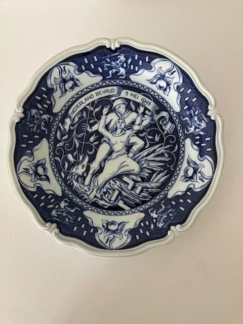 antiek wandbord Bevrijding, Ophalen