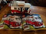 Lego Volkswagen T1 Camper Van (10220) - Compleet met boekjes, Ophalen, Zo goed als nieuw, Complete set, Lego