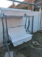 Schommelbank met kussen en dakluifel - Zeer nette staat, Ophalen of Verzenden, Zo goed als nieuw, Metaal, Schommelbank