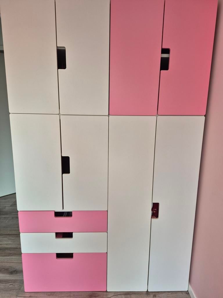 Complete slaapkamer (1 pers. bed, nachtkastje en kast). Ikea, Ophalen, Gebruikt, Kast, 50 tot 70 cm