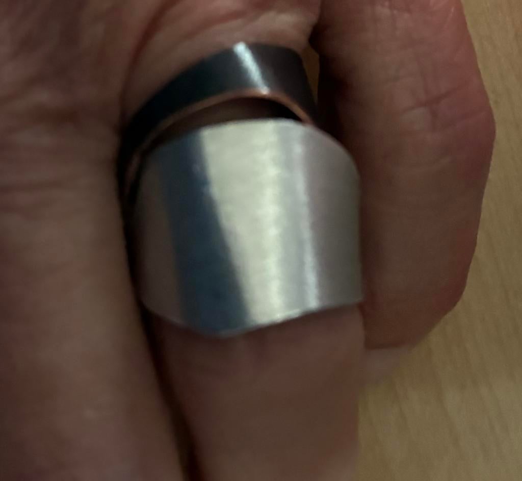 MOEDERDAG TIP!!  Bijzondere ring, Overige materialen, Nieuw, Ophalen of Verzenden, Kleiner dan 17