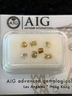 7 diamantjes 0,99 carat nat. fancy very good (250), Ophalen of Verzenden, Zo goed als nieuw