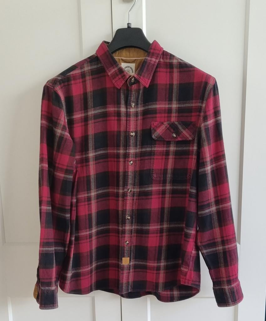 2XL Dubinik Heren Flanellen Overhemden NL Maat 58/60, Dubinik, Blauw, Ophalen of Verzenden, Overige halswijdtes