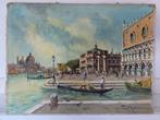 Venetië. Olieverf op doek. Gesigneerd., Ophalen of Verzenden