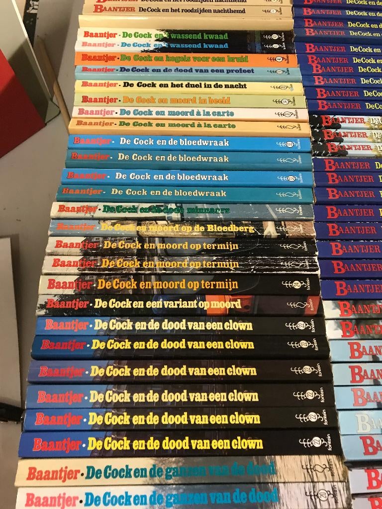 T.K. Heel veel boeken van Baantjer De Cock zie actuele lijst, Ophalen of Verzenden, Gelezen, A.C. Baantjer