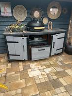 Kamado BBQ met buitenkeuken meubel met bbq, Ophalen of Verzenden, Gebruikt