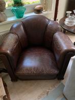 Antieke leren stoel. Ca. 1920, Ophalen