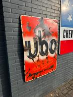 Vintage UBO Banden Reclamebord - Fabriek Utrecht, Ophalen, Reclamebord, Gebruikt, .