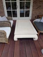 opium tafel wit extra groot, Huis en Inrichting, Teakhout, 150 tot 200 cm, Minder dan 50 cm, Rechthoekig