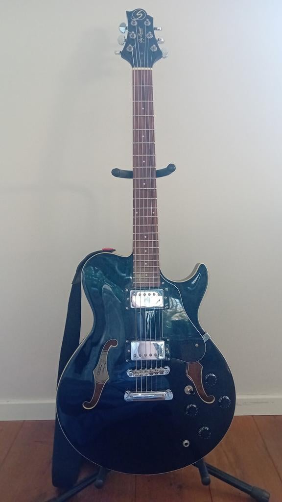 Greg Bennett Samick RL-1 BK Royale Series, Muziek en Instrumenten, Snaarinstrumenten | Gitaren | Elektrisch, Ophalen, Zo goed als nieuw