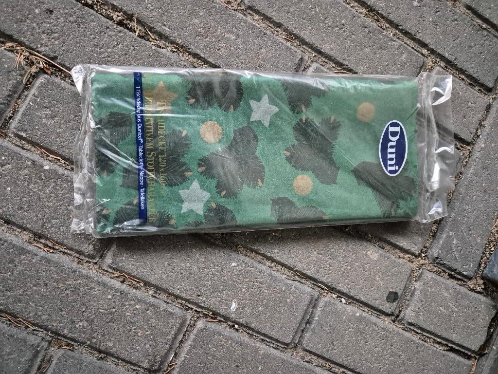 Duni - Nieuw groen kerstkleed, Ophalen of Verzenden, Nieuw