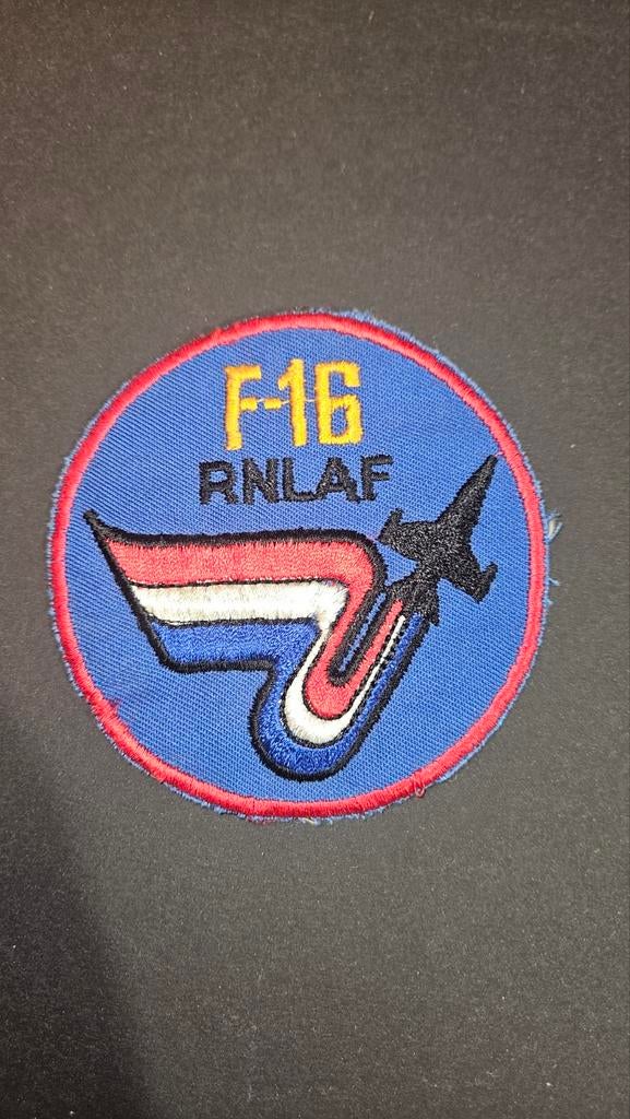 RNLAF F-16 Badge / Embleem, Ophalen of Verzenden, Luchtmacht, Nederland, Embleem of Badge