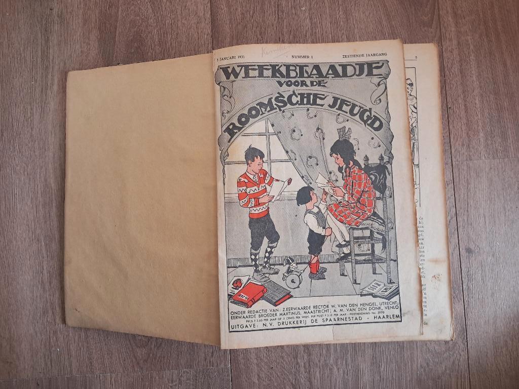 WEEKBLAADJE VOOR DE ROOMSCHE JEUGD 1931, Ophalen of Verzenden, Gelezen