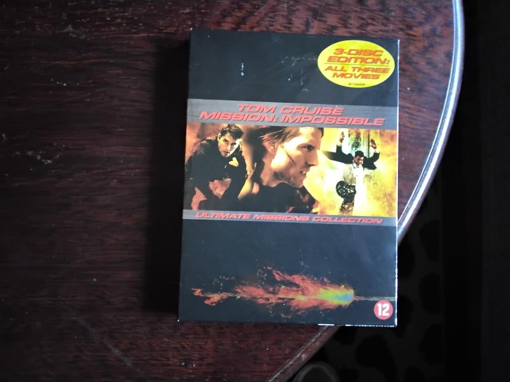 Mission impossible 1 2 3 compleet, 3disk, origineel, Boxset, Actiethriller, Ophalen of Verzenden, Zo goed als nieuw