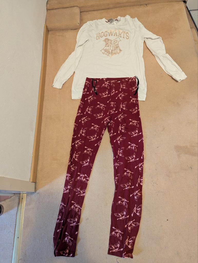Harry Potter pyjama en hoodie - Maat 158/164, Nacht- of Onderkleding, Gebruikt, Jongen of Meisje, Ophalen of Verzenden