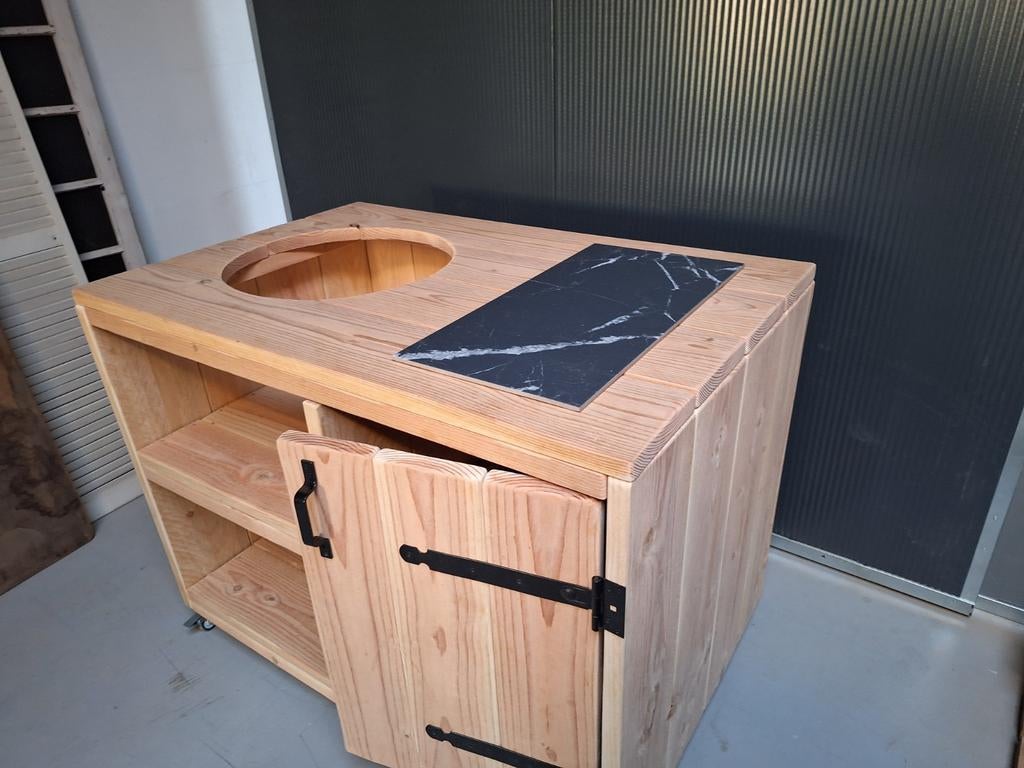 Buitenkeuken douglas Kamado Boretti Green Egg Basterd bbq, Tuin en Terras, Buitenkeukens, Ophalen of Verzenden