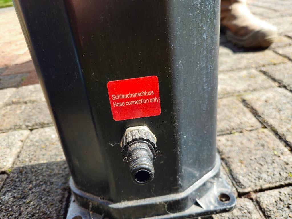 Buitendouche., Ophalen