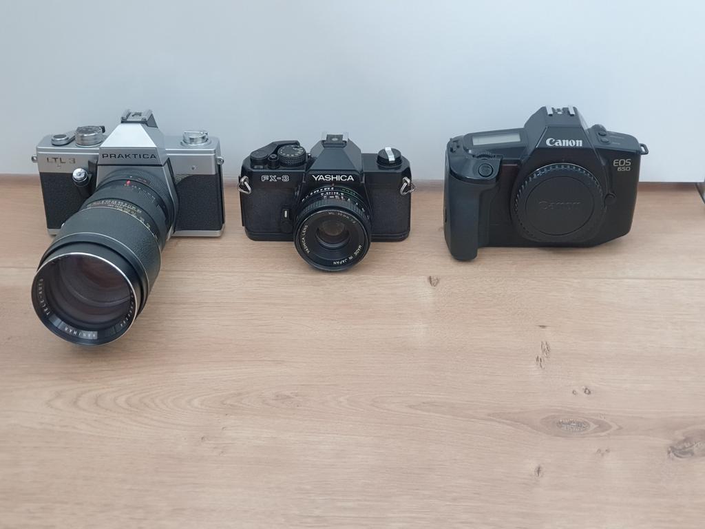 Analoge spiegelreflexcamera's, Audio, Tv en Foto, Fotocamera's Analoog, Ophalen of Verzenden, Gebruikt, Spiegelreflex, Overige Merken