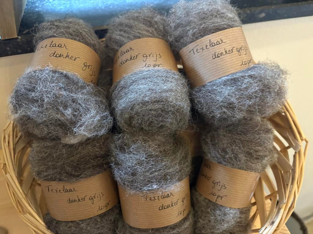 Gekaarde wol, Verzenden, Nieuw, Los Vilt