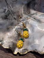 Oorbelletjes ananas, Ophalen of Verzenden, Zo goed als nieuw, Overige materialen