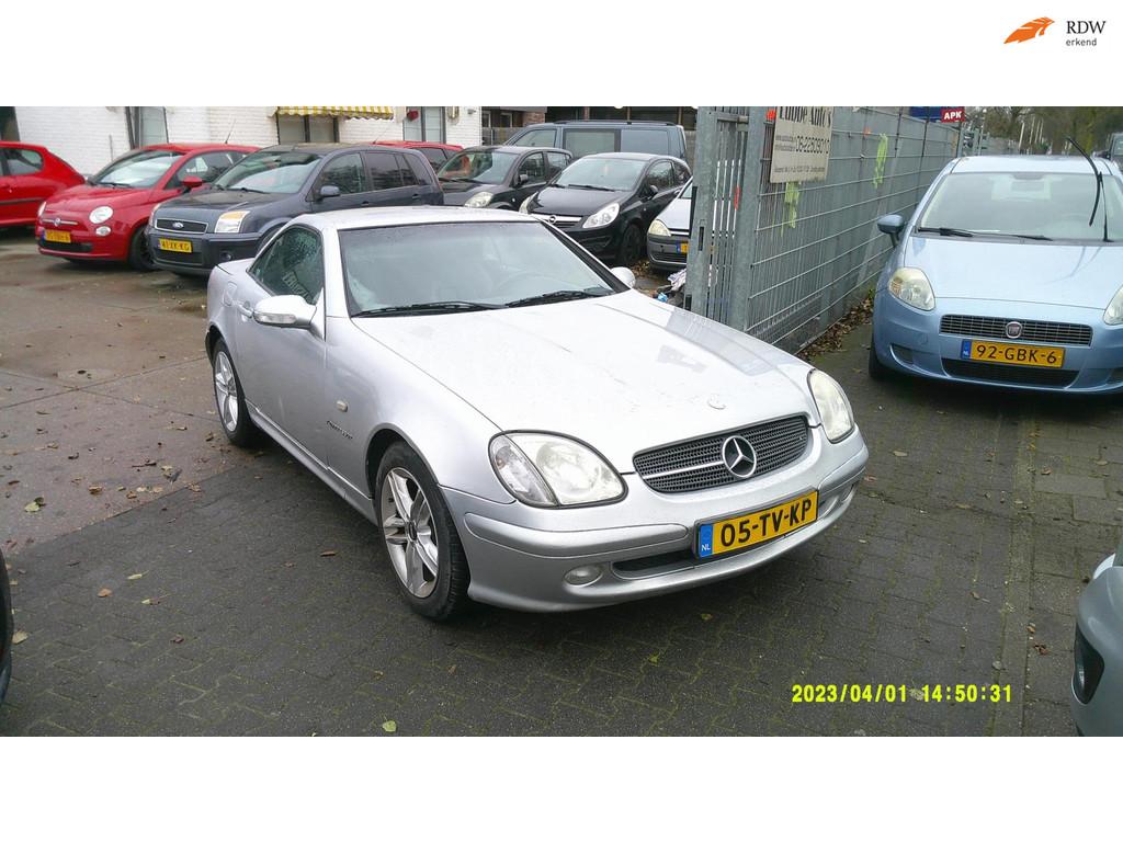 Mercedes-Benz SLK-klasse 230 K autom leer elek pak nap apk, Auto's, Achterwielaandrijving, Gebruikt, 4 cilinders, Cabriolet