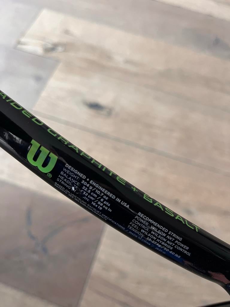 Wilson Blade 98 Tennisracket - 304 gram, Gripmaat 3, Gebruikt, Ophalen of Verzenden, Wilson, Racket