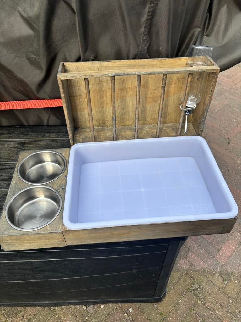 4-in-1 hooiruif (55x33x29 met flesje 33cm), Ophalen of Verzenden, Minder dan 75 cm, Kooi, Minder dan 60 cm