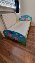 Peppa Pig kinderbed 140 x 70 cm met matras, 70 tot 85 cm, 140 tot 160 cm, Zo goed als nieuw, Ophalen