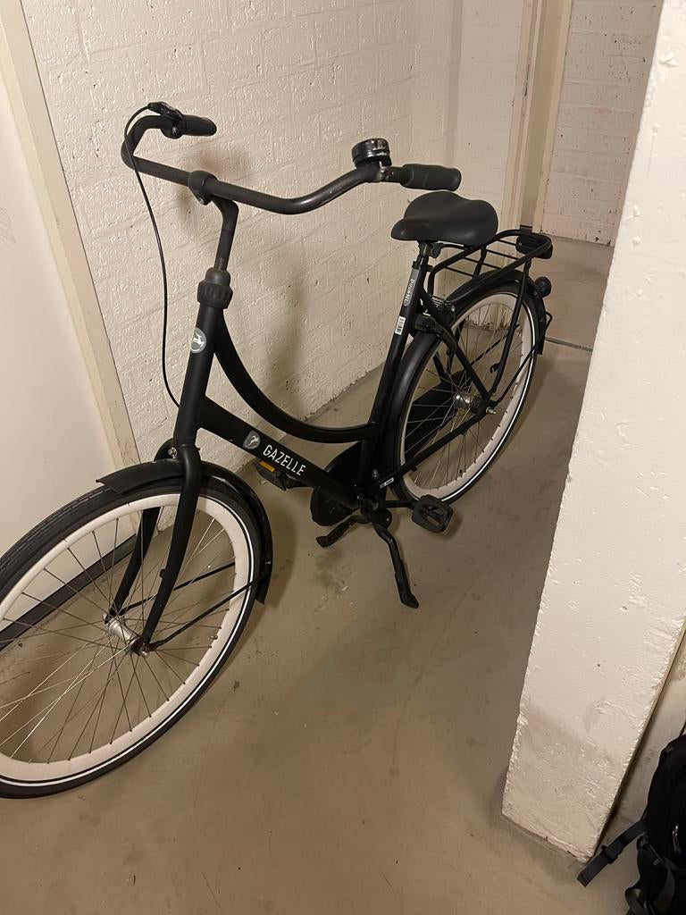 Gazelle damesfiets, Fietsen en Brommers, Fietsen | Dames | Damesfietsen, Gebruikt, Velgrem, Versnellingen, Ophalen of Verzenden