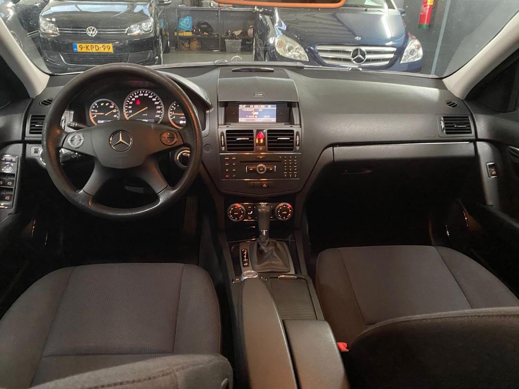 Mercedes-Benz C-klasse 180 K |AIRCO|CRUISE|AUT|PDC|, Auto's, Zwart, 1796 cc, Origineel Nederlands, Sedan