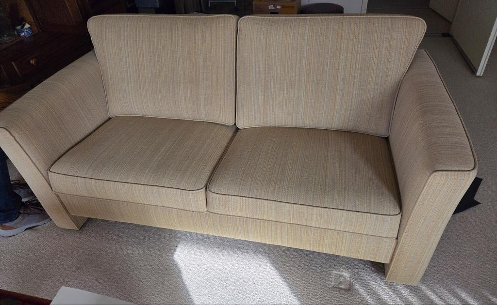 Mooi 2/3 zits bank, Ophalen, 75 tot 100 cm, Tweepersoons