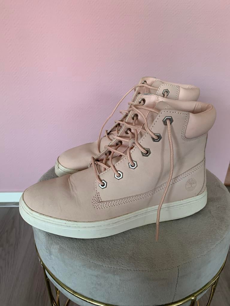 Timberland, maat 38., Kleding | Dames, Schoenen, Lage of Enkellaarzen, Ophalen of Verzenden, Zo goed als nieuw, Roze