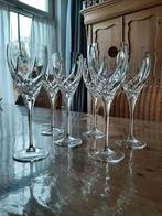 WEDGWOOD TOSCANNE - 6  KRISTALLEN  WITTE WIJN GLAZEN, Ophalen of Verzenden, Zo goed als nieuw, Wedgwood, Overige materialen